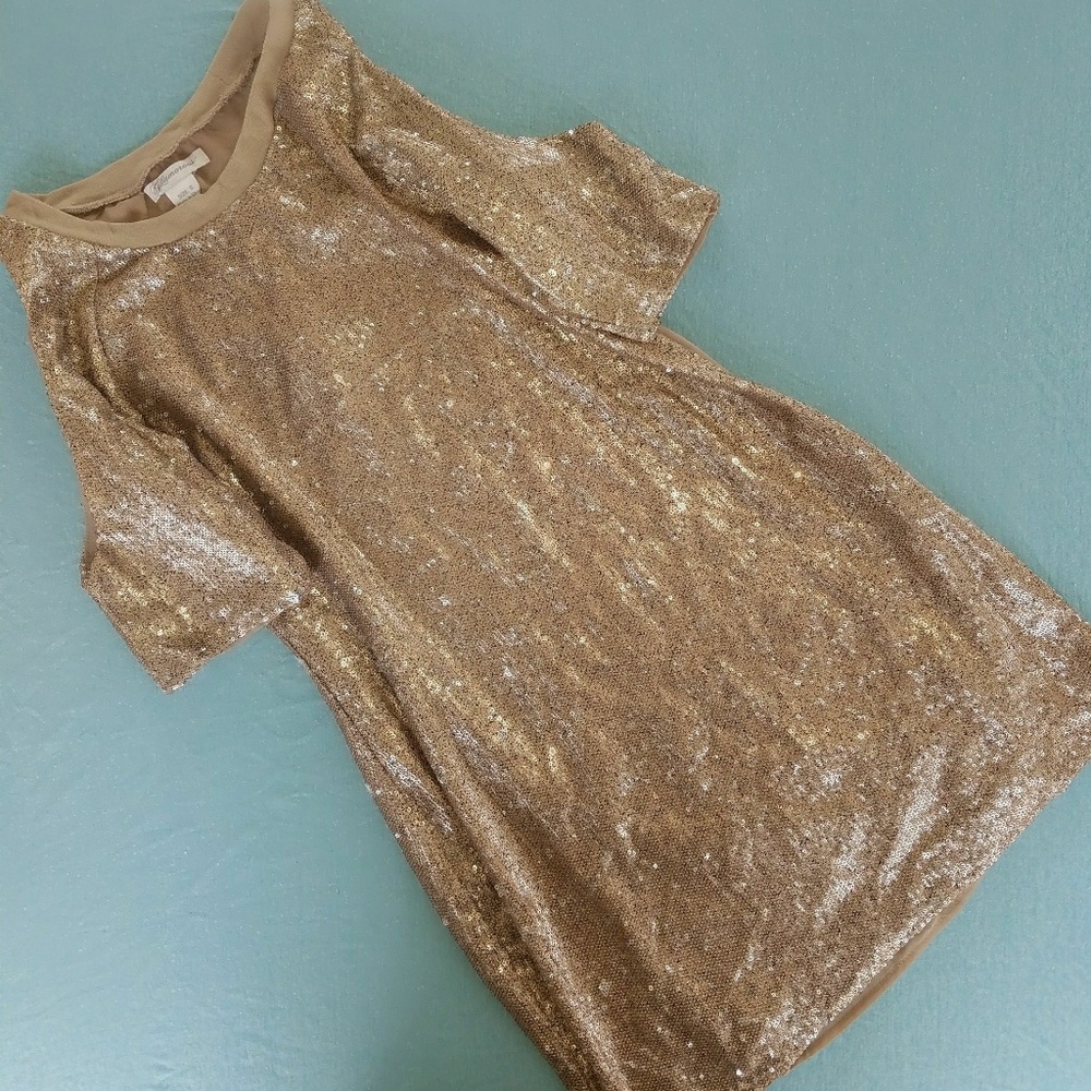 Women's Nasty Gal Gold Mini Dress